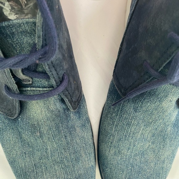 UGG Freamon Chukka Boots Washed Denim Suede Treadlite Sz 8.5 Super Lightweight!! - Picture 8 of 10